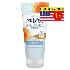 St. Ives 스킨 케어 애크니 컨트롤 살구 스크럽 170g 1개