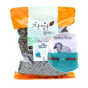 제이펫 슈프림펫 어덜트 토끼사료 500g 1kg, 1개