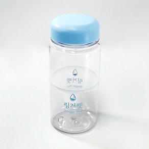 [링거펫] 링거펫 전용 휴대용 보틀 200ml 눈금, 1개, 투명 하늘색