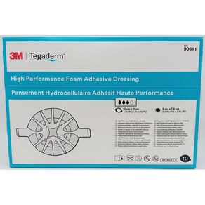 3M 테가덤 90611 TEGADEUM 폼 드레싱 10CM x 11CM 10매 1통 재고있슴, 1세트, 10개입