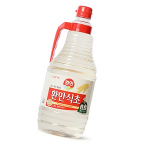 롯데푸드 환만 발효 식용 대용량 식초 효능 종류 1.8L