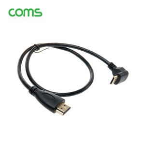 COMS) HDMI to Mini HDMI케이블(상향꺽임) 30cm/IF577