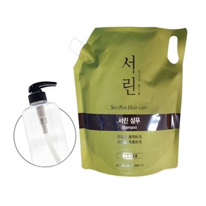 댕기머리 서린 헤어 샴푸 2000ml 1개 대용량 리필 공병포함