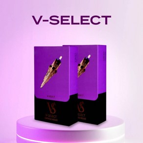 V-SELECT 브이셀렉트니들 0603RL 재사용가능천자침+실리콘색소컵20개+재생크림5장