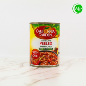 Califonia Gaden Fava Beans Peeled with Chilli 캘리포니아 가든 매운 껍질 벗긴 잠두, 400g, 10개