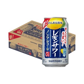 산토리 무알콜 레몬사와 350mlx24캔, 350ml, 24개