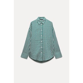 ZARA 자라 루즈핏 셔츠 카라넥 7200001 7200/001