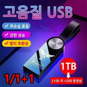 1/1+1 차량용 고음질 USB 휴대용초고속 외장하드 차량용고음질usb 외장하드 usb 센디스크 컴퓨터 메모리카드, 64GB, (1개)USB(어댑터&철제 상자), 1개