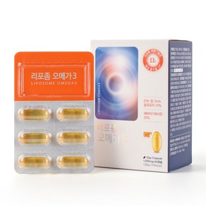 리포좀 오메가3 1000mg 30캡슐 (1개월분), 1개, 30정