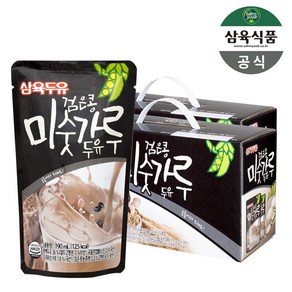 삼육 검은콩 미숫가루 두유 파우치 190ml