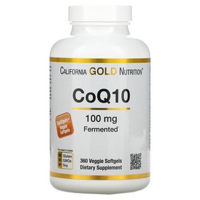 캘리포니아골드뉴트리션 CoQ10 100mg 베지 소프트젤 360정, 120g, 1개