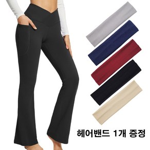 플라카 여성 데일리 몸매보정 필라테스 요가 헬스 골프 러닝 부츠컷 레깅스