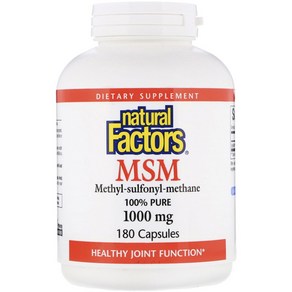 네추럴팩터스 MSM 1000mg 캡슐