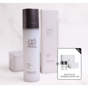 정샘물 에센셜 물 마이크로 피팅 미스트 120ml + 물토너 15ml 2개 + 에센셜 클렌징 토너패드 20매 증정, 1개