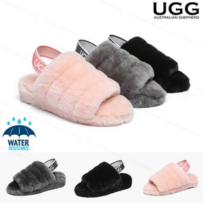 어그슬리퍼 호주 AS UGG 퍼피 여성 양털 샌들 퍼