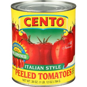 Cento San Mazano Peeled Italian Tomatoes 28 oz Cento San Mazano 껍질을 벗긴 이탈리안 토마토 28oz, 793g, 1개