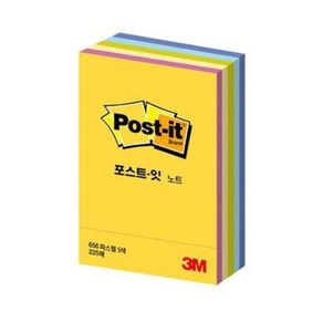 메모 3M 포스트잇큐브노트파스텔CT 32 45장 5색상 51x76mm, 단품, 색상:[색상]본상품