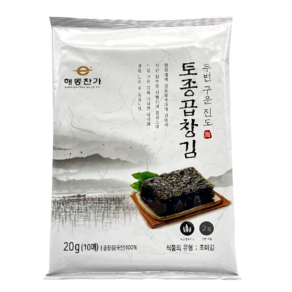 [쇼핑엔티] [제철수확] 두번구운 토종 곱창김 10매x10봉(총 100매), 없음, 10개