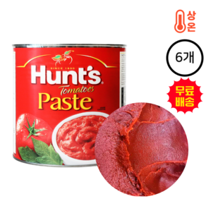 헌트 토마토 페이스트, 3.15kg, 6개