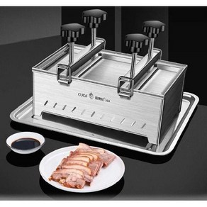 돈까스 편육기 업소용 고기 누르는 기계 패티 육류 반죽 평탄화 프레스기, 스틸  5KG  트레이 + 거즈