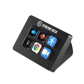 Elgato Stream Deck Mini - 라이브 콘텐츠 제작 컨트롤러 6개의 맞춤형 LCD 키 윈도우 10 및 맥OS 10.11 이상용