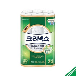 베스트쇼핑 크리넥스 3겹 피톤치드케어 27M 30롤 x1개, 30개입, 30개