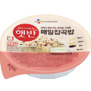 햇반 매일 잡곡밥, 210g, 4개