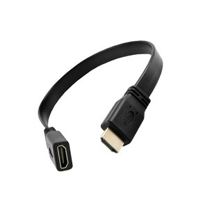 [NT792] Coms HDMI 젠더(연결 M/F) FLAT 케이블 타입 30cm, 본상품선택, 1개