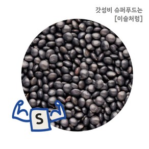 이슬처럼 수입 블랙렌틸콩 1kg 검은콩 렌틸콩 건강잡곡