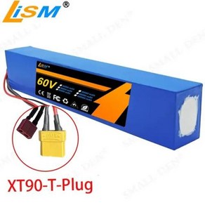 리튬 배터리 팩 16S2P 전기 스쿠터 수리 대용량 산악 자전거 배터리에 적합 60V 48000mAh, 1개