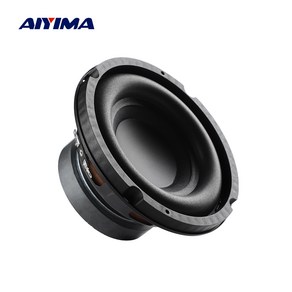 AIYIMA 1Pcs 6.5Inch 40W 서브우퍼 스피커 4옴 우퍼 사운드 오디오 스피커 베이스 하이피 뮤직 홈 시어터 더 큰 스피커 알타보즈