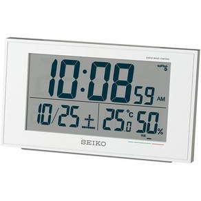 일본직발송 4. 세이코 클락(Seiko Clock) 세이코 클락 탁상시계 01: 흰색 펄 본체 사이즈: 8.5×14.8×5.3cm, 01 : 흰펄, 1개