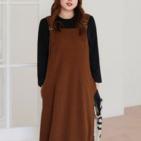 빅사이즈 A라인 멜빵원피스 2XL~7XL E101