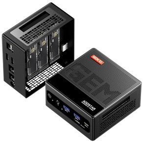 AOOSTAR 미니 PC 라이젠7 6800H 32G LPDDR5 오큘링크 512G/1T 3xPCIE4.0 SSD mini pc win11pro 오피스 게이밍 3 스크린 디스플레이