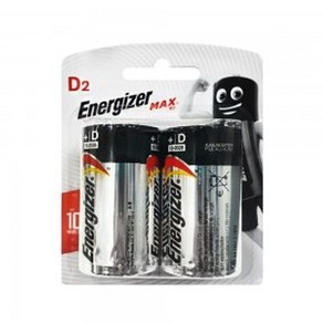 [건전지] 에너자이저 맥스 ENERGIZER MAX E95BP2 D사이즈 알카라인 포장 2개입 1.5V, 1개