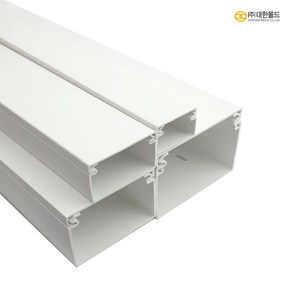 대한몰드 PVC 랜덕트 랜닥트 전선정리 선정리 몰드 쫄대 100 X 80