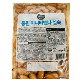 동원 실속 미니 비엔나 1kg / 신선냉동 교환반품 불가 상품문제 아닌이상 불가, 1개