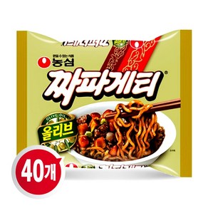 농심 올리브 짜파게티*40봉(1box 40개)