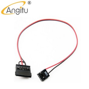 Angmu-USB 9Pin to SATA 사타 15Pin Female ITX 마더 보드 어댑터 듀퐁 USB 2.0-듀얼 SDD 전원 파워 서플, 01 USB 9P to sata 15P