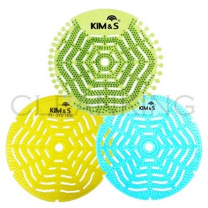 킴엔에스 소변기 향기패드 솔향 (연두색), 1개, 70g