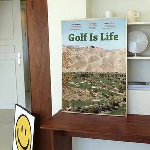 Golf is Life 인테리어 그림 액자 골프 포스터, 01. A4, 01. 포스터만