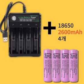 BMAX 3.7v 리튬이온 18650배터리팩 충전기 케이스 보호회로내장 KC인증