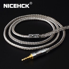 NiceHCK C16-4 16 코어 실버 도금 케이블 FH11 제로 카덴자 올리나 카토 아리아 IEM용 MMCX 2 핀 QDC 커넥터, 1개