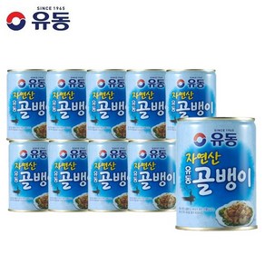 유동 자연산 골뱅이 300g x10캔 / 통조림, 10개