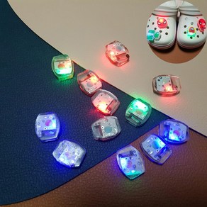 야광 LED 부자재 데코덴 파츠 슬리퍼 실내화 신발 악세사리 꾸미기 DIY 재료-016