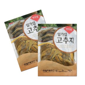 베스트식품 일미 일가집 고추지 1kg 3개