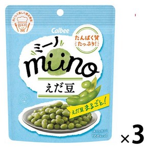 Calbee 카루비 miino 완두콩 소금맛 30g X 3봉세트 일본과자 일본스낵 일본안주 일본술안주 맥주안주, 3개