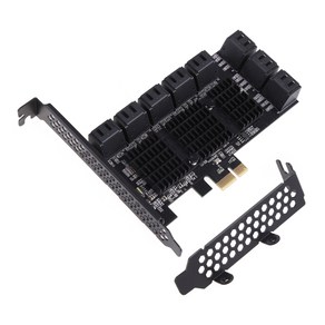 16 Expess 1X to SATA 3.0 어댑터 B용 포트 SATA III - PCIE 확장 카드 PCI, 한개옵션0