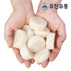 손질 가리비 관자 1kg 냉동 게아지살 원형 통관자 버터구이, 1개