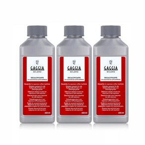 Gaggia 가찌아 디스케일링 용액 디스케일러 250ml 3팩, 3개